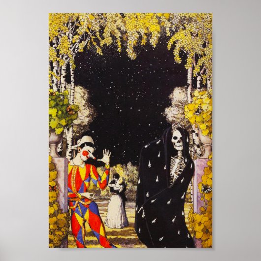 Harlequin und Death Poster (Vorne)