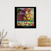 HARLEQUIN UND ITALIENISCHES KARNIVAL POSTER (Küche)