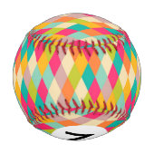 Harlequin-Vintages Muster Baseball (Rückseite)