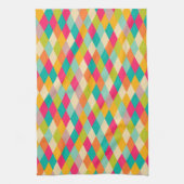 Harlequin-Vintages Muster Geschirrtuch (Vertikal)