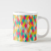 Harlequin-Vintages Muster Jumbo-Tasse (Rechts)