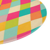 Harlequin-Vintages Muster Schneidebrett (Ecke)