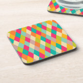 Harlequin-Vintages Muster Untersetzer (Linke Seite)