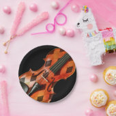 Harlequin Violin Pappteller (Party)