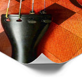 Harlequin Violin Poster (Ecke)