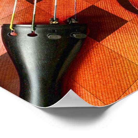 Harlequin Violin Poster (Ecke)