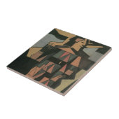 Harlequin von Juan Gris, Vintage kubistische Kunst Fliese (Seite)