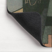 Harlequin von Juan Gris, Vintage kubistische Kunst Mousepad (Ecke)