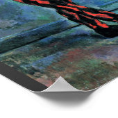 Harlequin von Paul Cézanne (beste Qualität) Poster (Ecke)