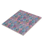 Harlequin-Wasserfarbe-Diamant-Geometrisches Muster Fliese (Seite)