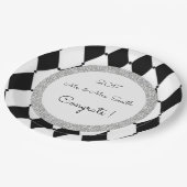 Harlequin_Wedding-Engagement_Template-Celebration Pappteller (Schrägansicht)