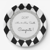 Harlequin_Wedding-Engagement_Template-Celebration Pappteller (Vorderseite)