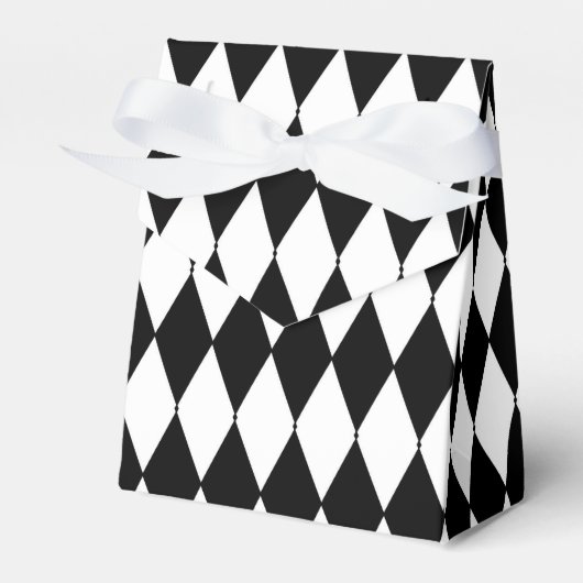 Harlequin White Black Celebrations Multi Styles Geschenkschachtel (Vorderseite)