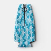 Harlequin-Wintermuster Flaschenkühler (Rückseite)