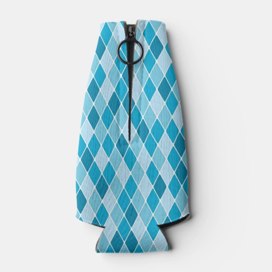 Harlequin-Wintermuster Flaschenkühler (Rückseite)