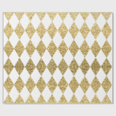 Harlequin Wrapping Paper für große Glitzer Geschenkpapier (Flach)