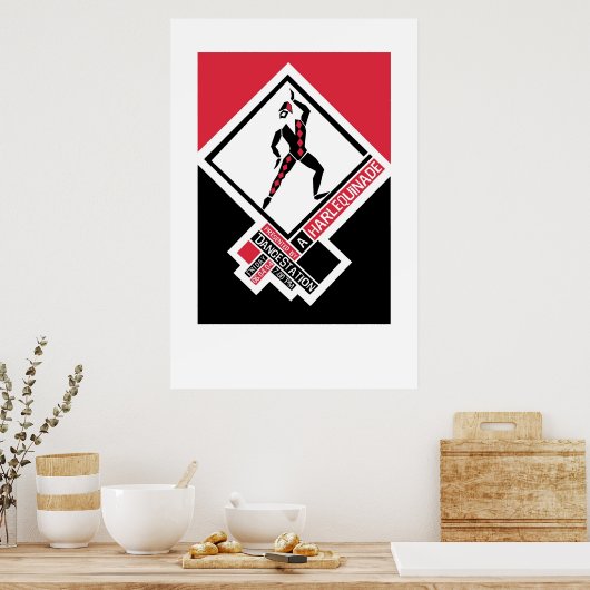 Harlequinade Poster (Küche)