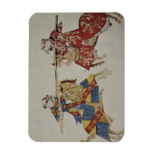 Harley 4205 f.366 Jousting Knights, c.1445 (Vellum Magnet (Vertikal)