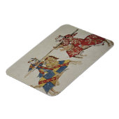 Harley 4205 f.366 Jousting Knights, c.1445 (Vellum Magnet (Linke Seite)