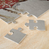 Harley 4205 f.366 turnierende Ritter, c.1445 Puzzle (Seite)