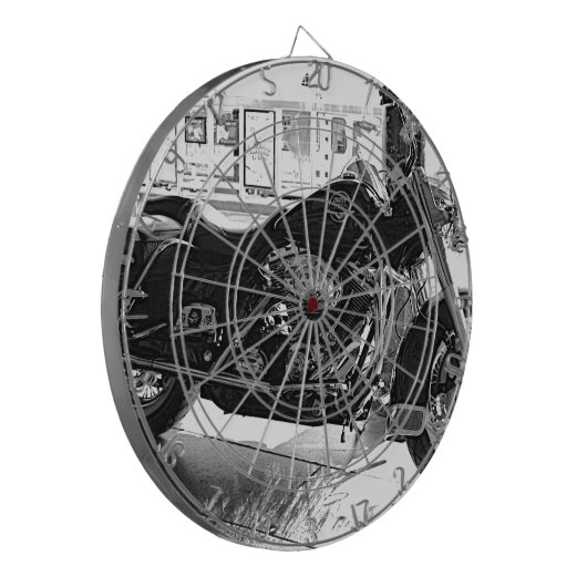 Harley Dartscheibe (Vorderseite Links)