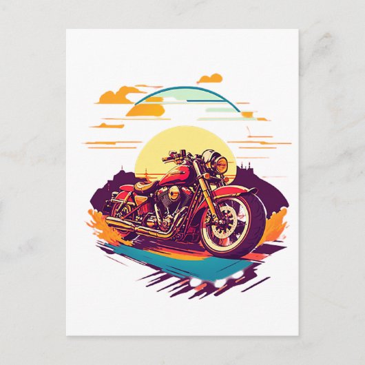 Harley-Davidson 1 Postkarte (Vorderseite)
