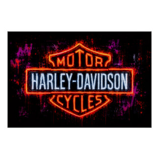 Harley-Davidson Art-Logo Poster
