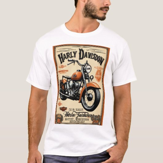 Harley Davidson Customized Tee Shirts (Vorderseite)