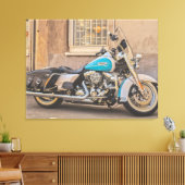 Harley Davidson Leinwanddruck (Insitu (Wohnzimmer))