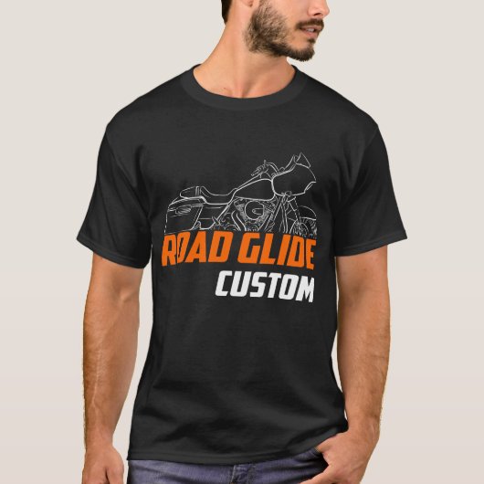 Harley-Davidson Road Glide Custom FLTRX 2015-2016 T-Shirt (Vorderseite)