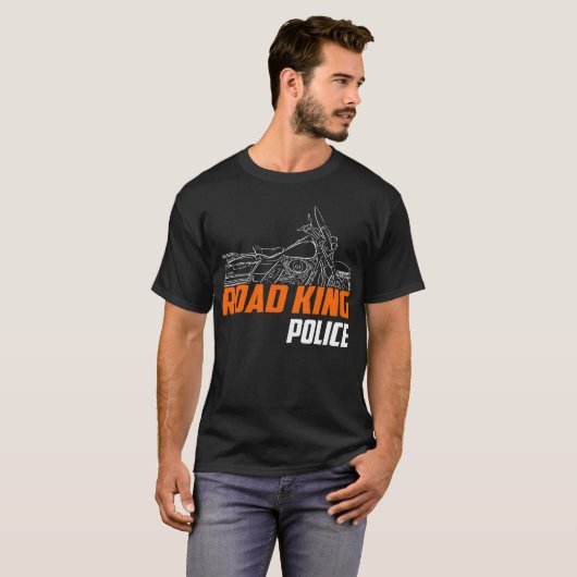 Harley-Davidson Road King Police FLHPI 2003 T-Shirt (Vorne ganz)