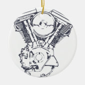 Harley Evolution V-Doppel Keramikornament (Vorne)