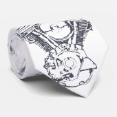 Harley Evolution V-Doppel Krawatte (Gerollt)