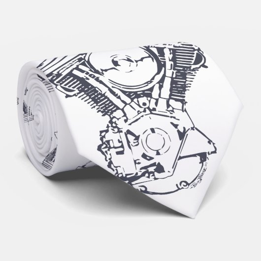 Harley Evolution V-Doppel Krawatte (Gerollt)