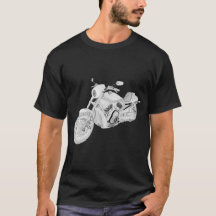 Harley Fahrrad! Der grundlegende dunkle T - Shirt
