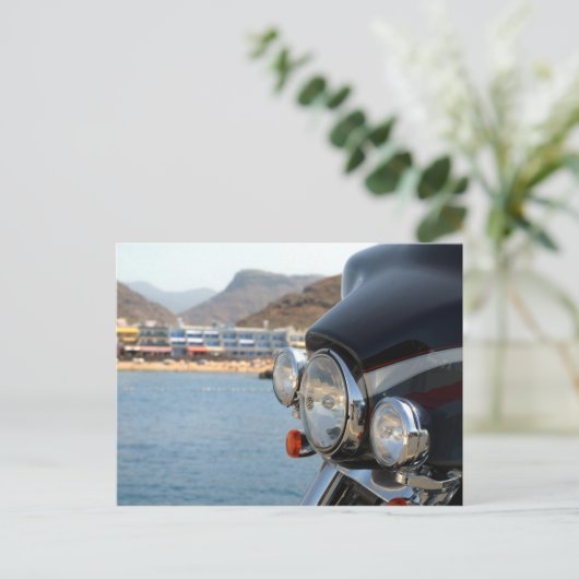 Harley Fairing Postkarte (Stehend Vorderseite)