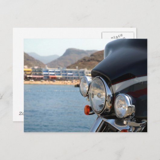 Harley Fairing Postkarte (Vorne/Hinten)