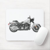Harley FLSTFB fetter Jungen-handgemalte Mousepad (Mit Mouse)