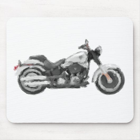 Harley FLSTFB fetter Jungen-handgemalte Mousepad (Vorne)