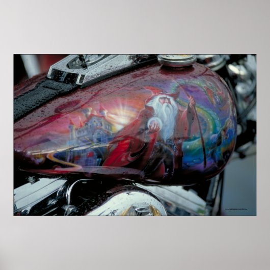 Harley Fuel Tank - S.D. Poster (Vorne)