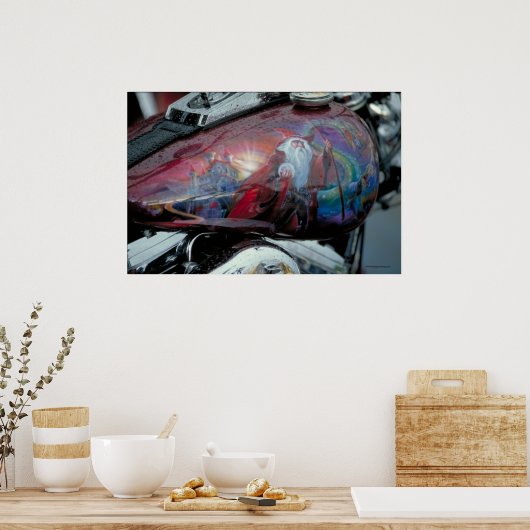 Harley Fuel Tank - S.D. Poster (Küche)