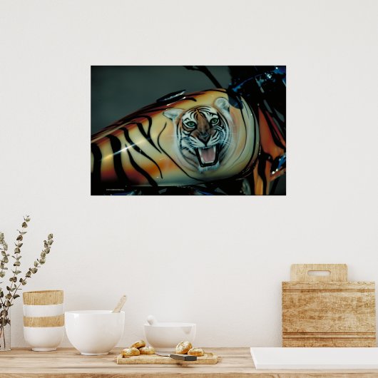 Harley Fuel Tank - S.D. Poster (Küche)