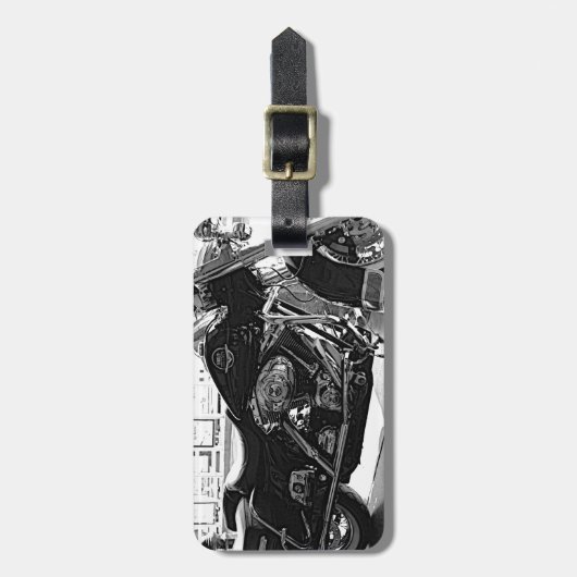 Harley Gepäckanhänger (Vorderseite vertikal)