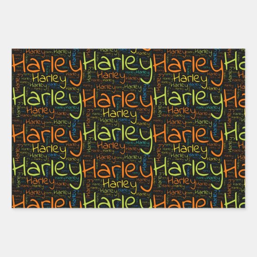 Harley Geschenkpapier Set (Vorderseite 3)