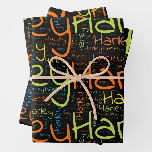 Harley Geschenkpapier Set (Beispiel)