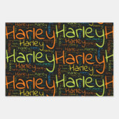 Harley Geschenkpapier Set (Vorderseite)