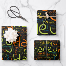 Harley Geschenkpapier Set