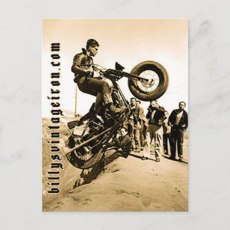 Harley Hill Climb Postkarte