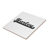 Harley klassischer Retro Namensentwurf Fliese (Seite)