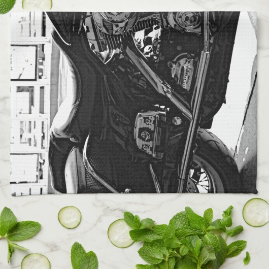 Harley Küchentuch (Gefaltet)